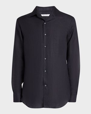 Men's Andre Long-Sleeve Linen Shirt