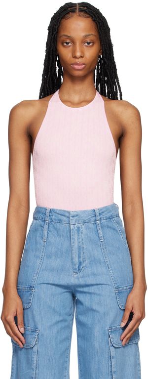 Wolford Pink Succession Bodysuit