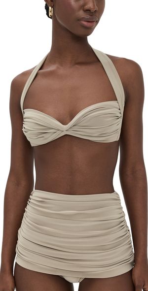 Norma Kamali Bill Bra Bikini Top Elm S
