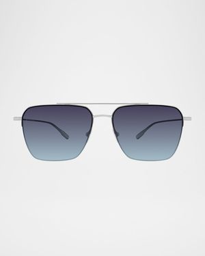 Men's Armstrong Titanium Aviator Sunglasses