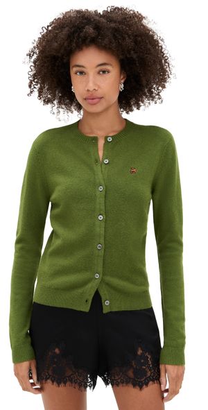 GUIZIO Relaxed Cardigan Matcha Green XL
