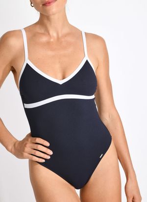 Livia - Maillot une pièce - Taille 44 - Bleu