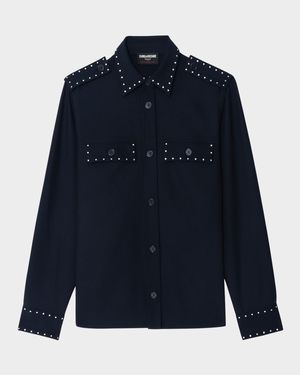 Taskam Tailored Strass Overshirt