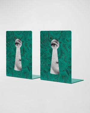 Serratura Malachite Bookends, Set of 2