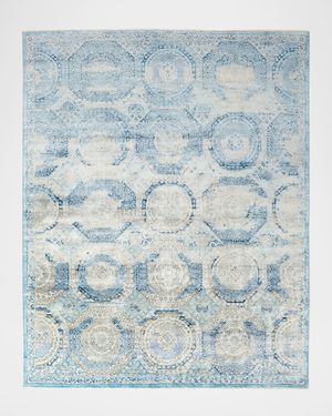 Venetian Blue Fine Rug, 10' x 14'