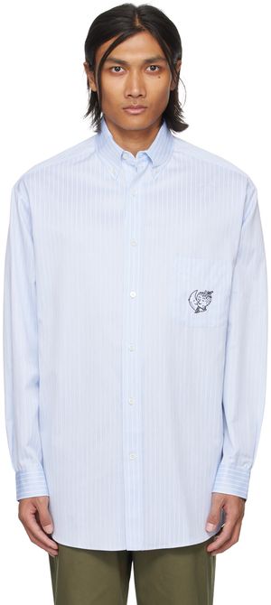Sky High Farm Workwear Blue Samira Nasr Edition Shirt