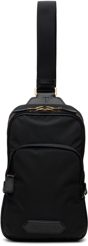 TOM FORD Black Cross-Body Small Backpack