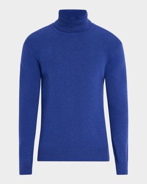 Men's Cashmere and Wool Slim Turtleneck Sweater