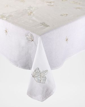 Monarch Garden Tablecloth, 66" x 126"