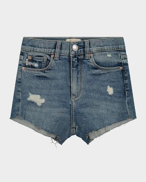 Girl's Lucy High-Rise Shorts, Size 7-14