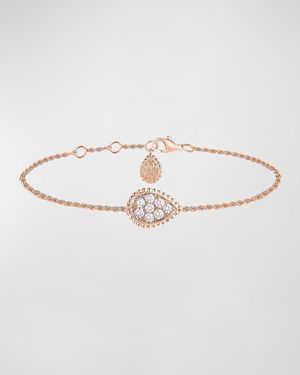 Serpent Boheme 18K Rose Gold Diamond Motif Bracelet