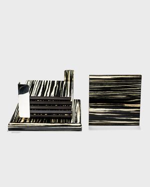 Ebano Coaster Set