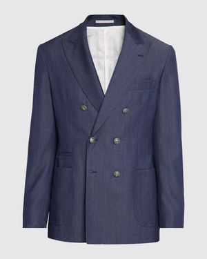 Men's High Summer Capsule Denim Effect Sport Coat