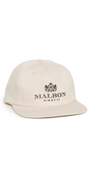 Malbon Golf Monarch Snapback Hat Canvas One Size