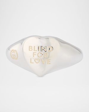 Blind For Love Heart Ring