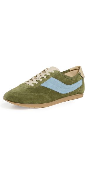 Vince La Runner Sneakers Loden Green/Glacial Blue 8.5