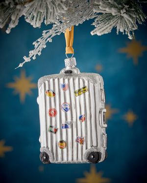 Suitcase Christmas Ornament
