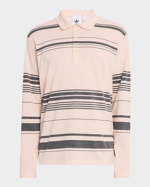 x Wales Bonner Men's Multi-Stripe Polo Shirt