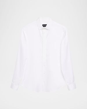 Men's Cotton Placket Formal Shirt