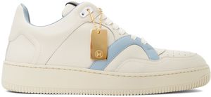 Human Recreational Services Baskets basses Mongoose blanc cassé et bleu