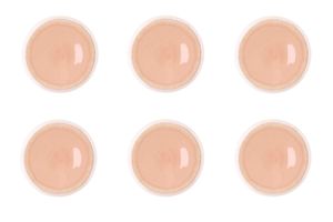Bjorn - Assiette oxygen ø21,5cm - 6 pièces - rose poudre - Taille Unique - Rose