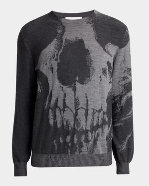 Men's Exploded Skull Sweater