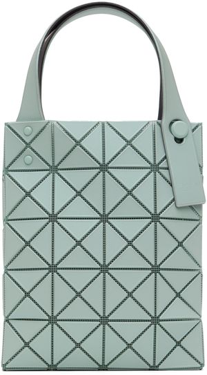 BAO BAO ISSEY MIYAKE Green Prism Plus Mini Tote