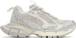 Balenciaga Beige 3XL Fishnet Sneakers