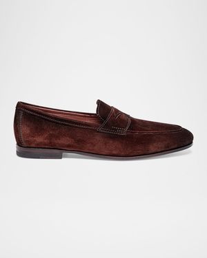 Men's Carlos Suede Penny Loafers