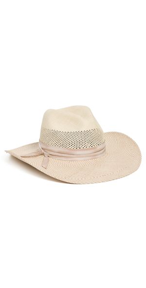 Freya Mesquite Straw Hat Natural/Blush S/M