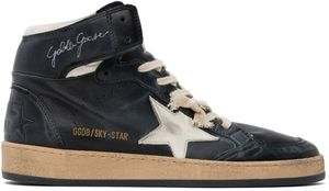 Golden Goose Black Sky-Star Sneakers