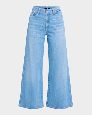 Lotta Wide-Leg Cropped Jeans