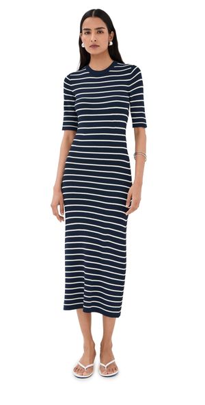 Altuzarra Kitty Dress Navy/ Ivory XS