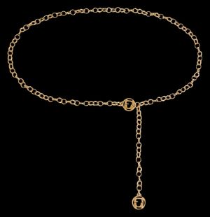 Gerard Darel - Ceinture chaine métallisée - Taille Unique - Doré