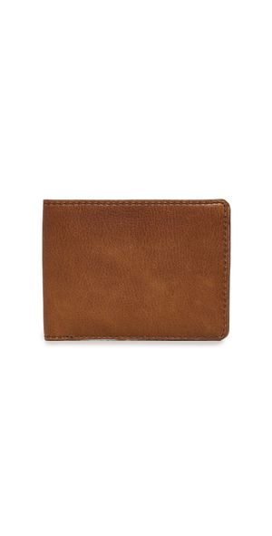 Shinola Leather Bifold Wallet Black One Size