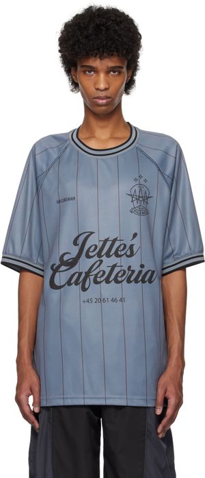 Han Kjøbenhavn T-shirt de soccer à manches courtes gris à logo
