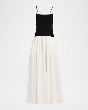 Orielle Drop-Waist Cami Maxi Dress