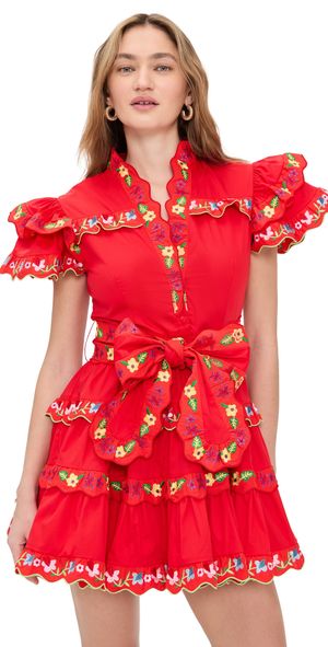 CeliaB Haze Red Dress Red L