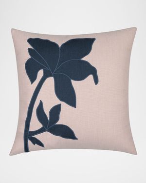 Botanica Blush Indoor/Outdoor Pillow, 22" Square