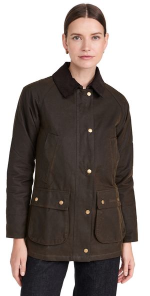 Barbour Barbour Acorn Wax Barn Jacket Olive/Classic 2