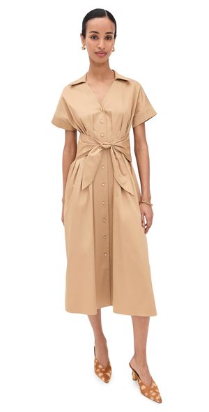 Shoshanna Josephine Dress Khaki 4