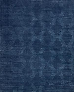 Brunello Hand-Loomed Navy Rug, 6' x 9'