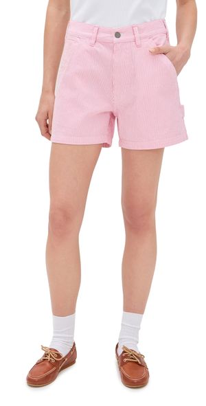 Denimist Carpenter Shorts Railroad Vivid Pink 31