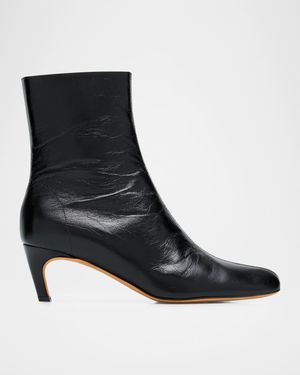 Uma Leather Ankle Booties