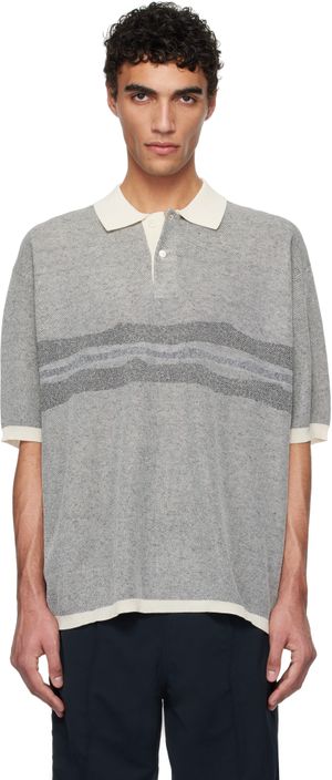 nanamica Polo de style pull bleu marine - ONE OCEAN, ALL LANDS