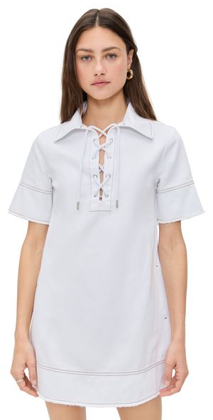 ALIGNE Iggy Denim Mini Dress White 0