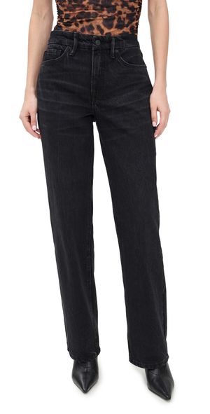 Good American Good 90s Relaxed Jeans Black406 16