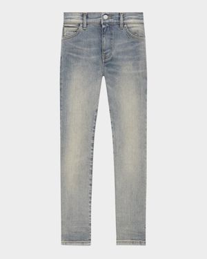 Boy's Stack Light Wash Jeans, Size 4-12