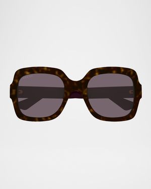 Gradient GG Square Injection Plastic Sunglasses