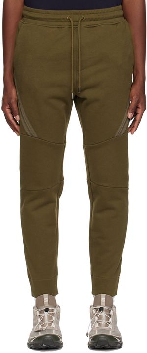 C.P. Company Khaki Tapered Sweatpants